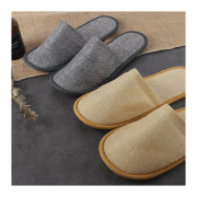 JESMARY - Dép vải lụa trơn in, thêu theo yêu cầu